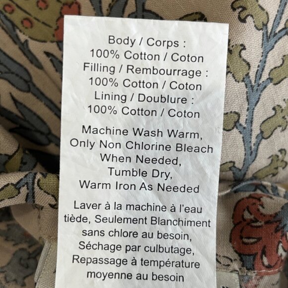 POTTERY BARN Stella Kalamkari Reversible Queen Patchwork Quilt & Shams VERY RARE - Picture 12 of 13